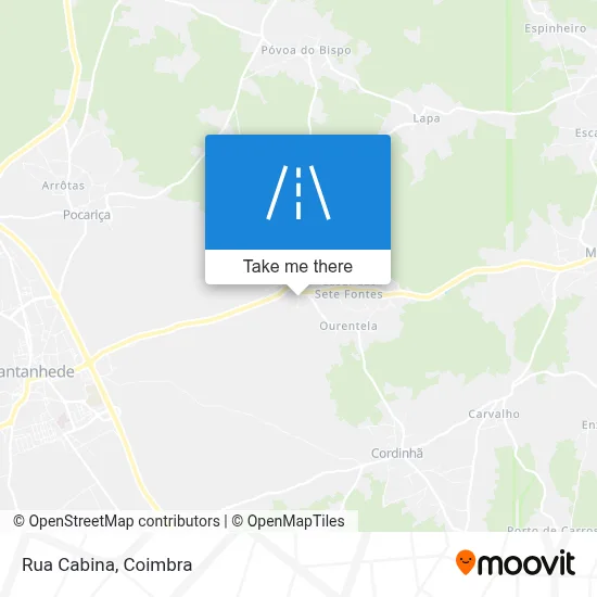 Rua Cabina map