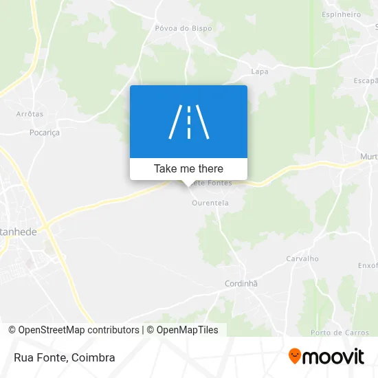 Rua Fonte map