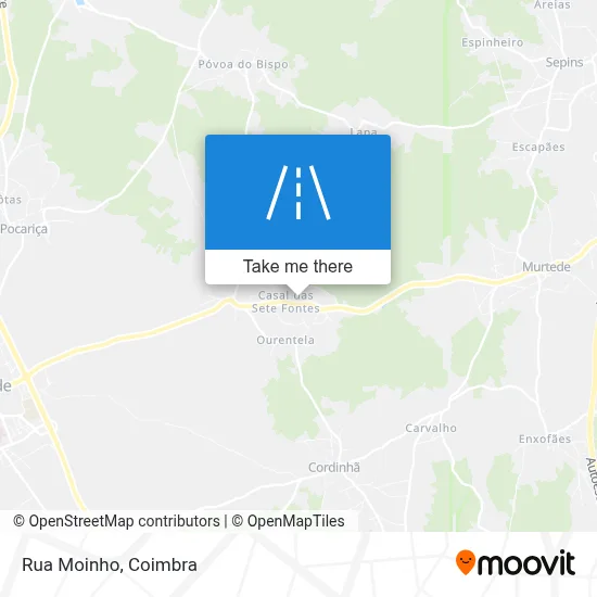 Rua Moinho map