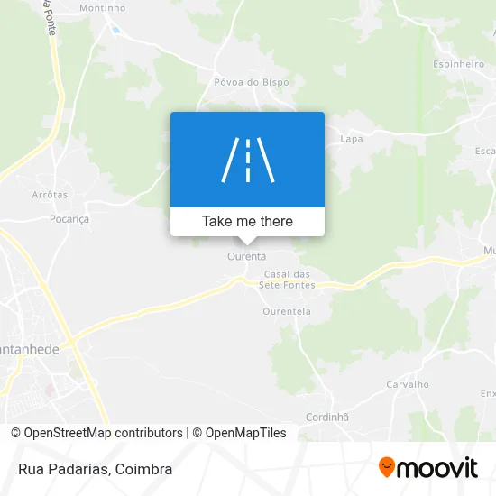 Rua Padarias map