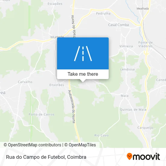 Rua do Campo de Futebol map
