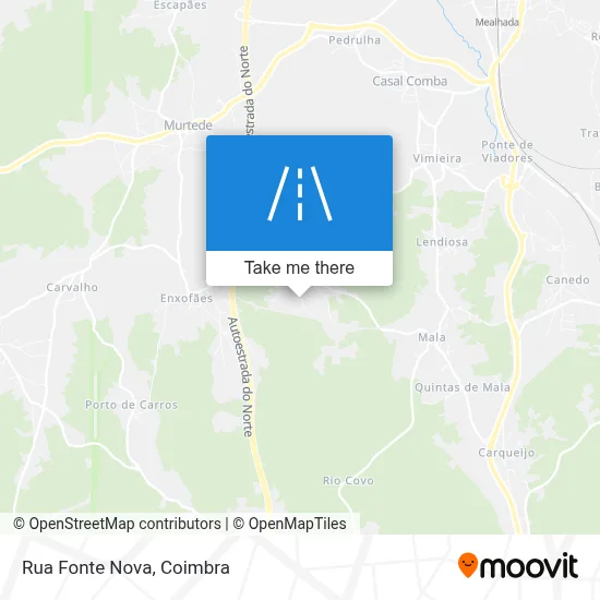 Rua Fonte Nova map