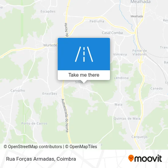 Rua Forças Armadas map