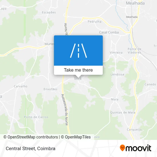 Rua Central map