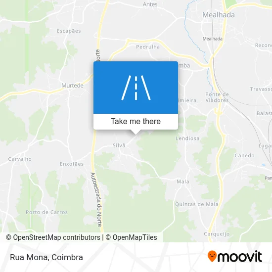 Rua Mona map