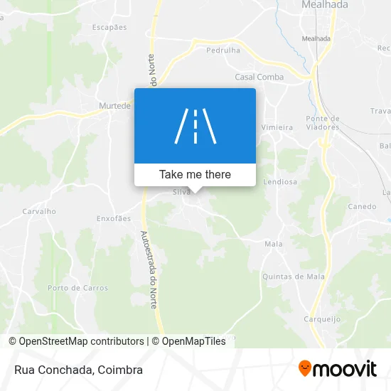 Rua Conchada map