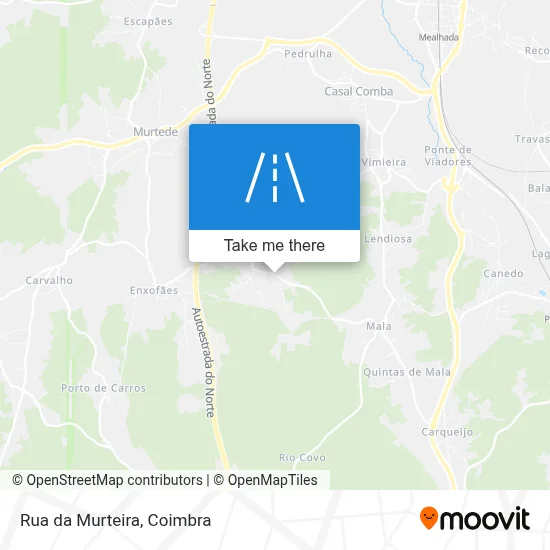 Rua da Murteira map