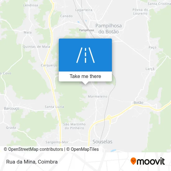 Rua da Mina map