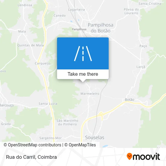 Rua do Carril map