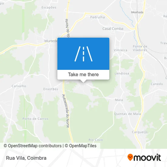 Rua Vila map
