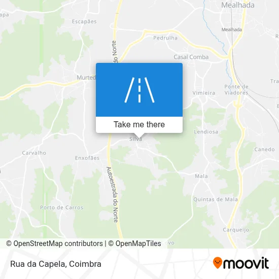 Rua da Capela map
