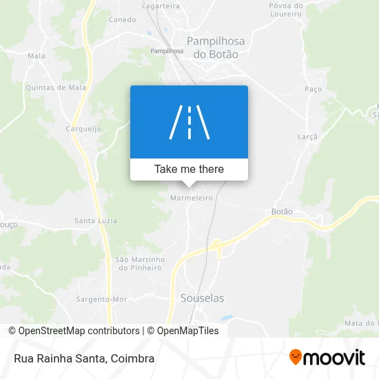 Rua Rainha Santa map