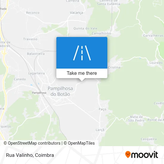 Rua Valinho map