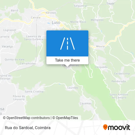 Rua do Sardoal map