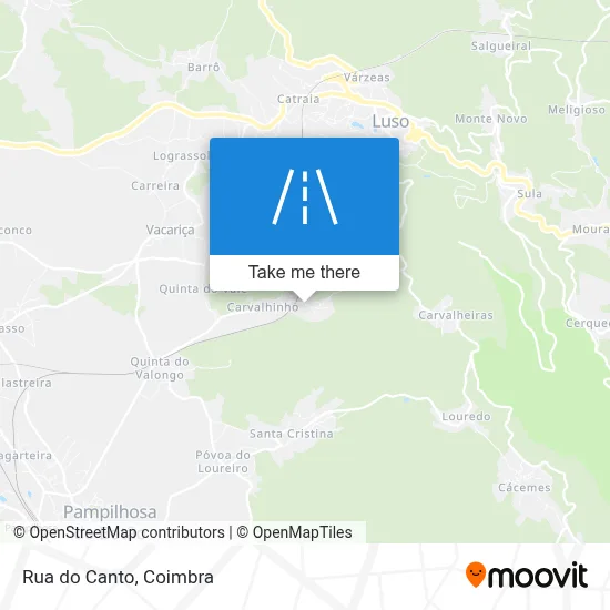 Rua do Canto map