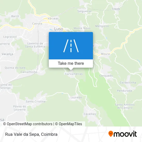Rua Vale da Sepa map