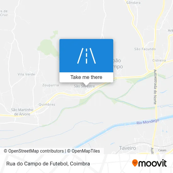 Rua do Campo de Futebol map