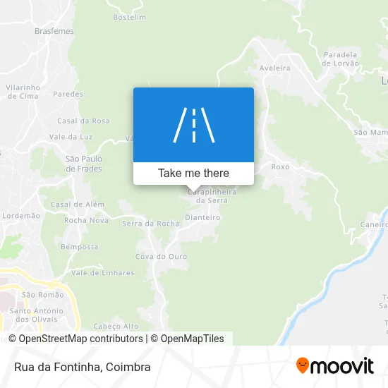 Rua da Fontinha map