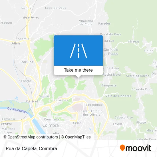 Rua da Capela map