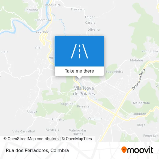 Rua dos Ferradores map