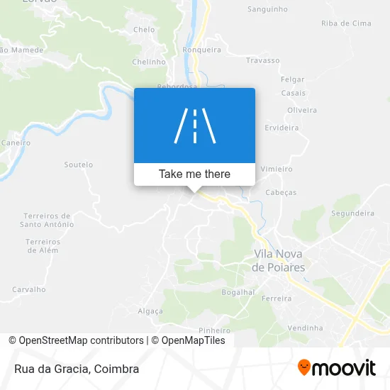 Rua da Gracia map
