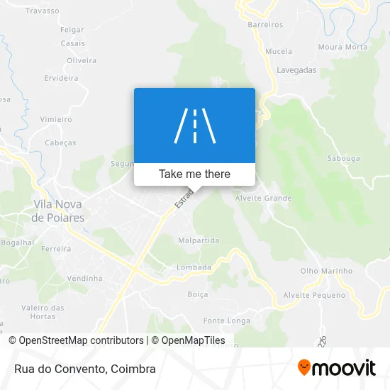 Rua do Convento map