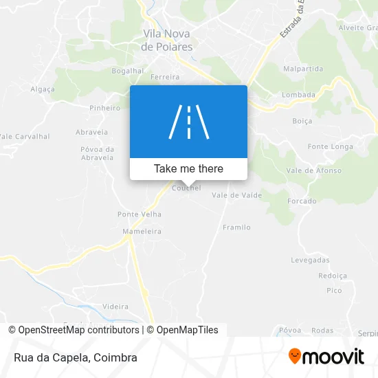 Rua da Capela map