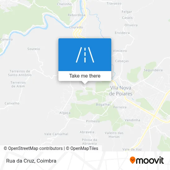 Rua da Cruz map