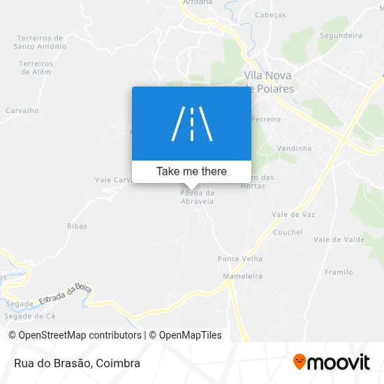 Rua do Brasão map