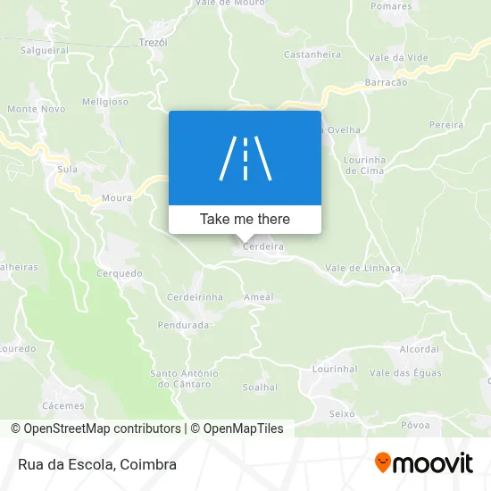 Rua da Escola map