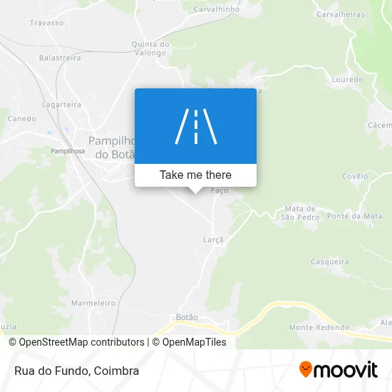 Rua do Fundo map