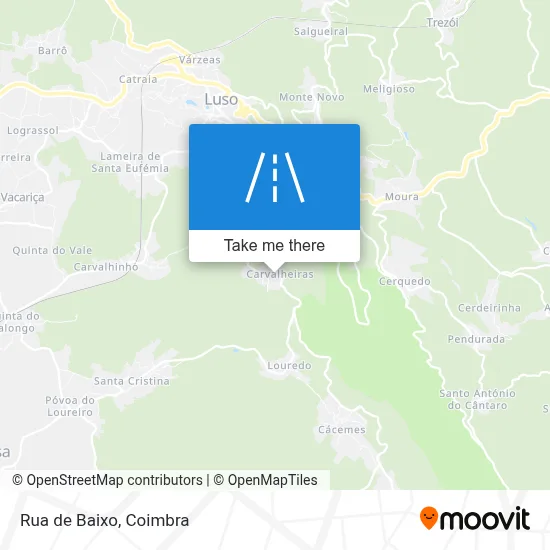 Rua de Baixo map