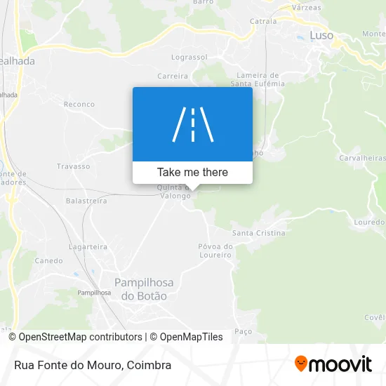 Rua Fonte do Mouro map