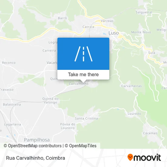 Rua Carvalhinho map