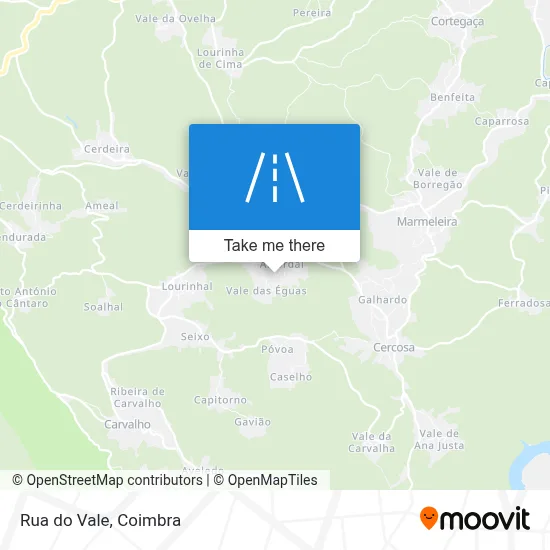 Rua do Vale map