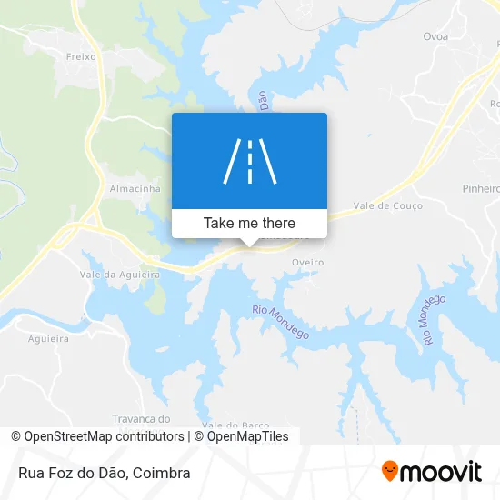 Rua Foz do Dão map