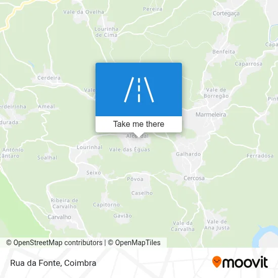 Rua da Fonte map