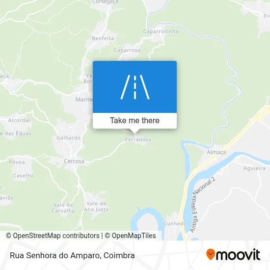 Rua Senhora do Amparo map