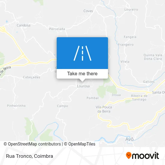 Rua Tronco map