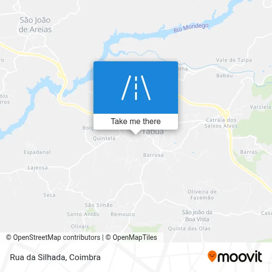 Rua da Silhada map