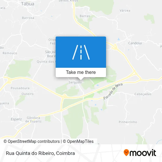 Rua Quinta do Ribeiro map