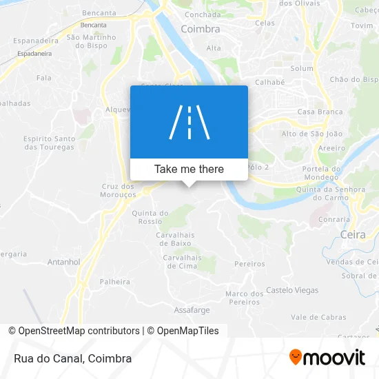 Rua do Canal map