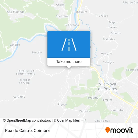 Rua do Castro map