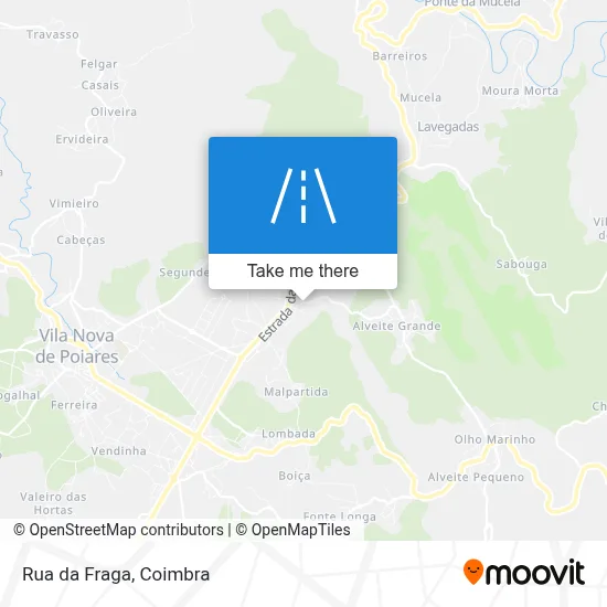 Rua da Fraga map