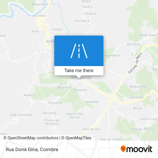 Rua Dona Gina map