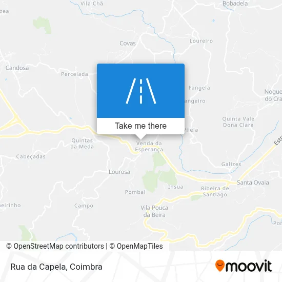 Rua da Capela map
