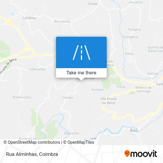 Rua Alminhas map