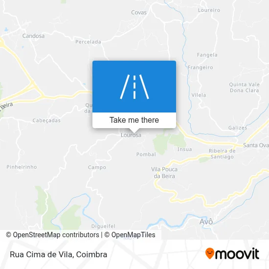 Rua Cima de Vila map