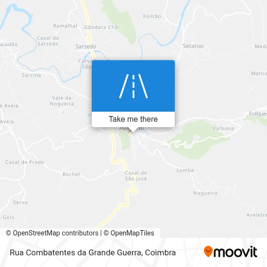 Rua Combatentes da Grande Guerra map