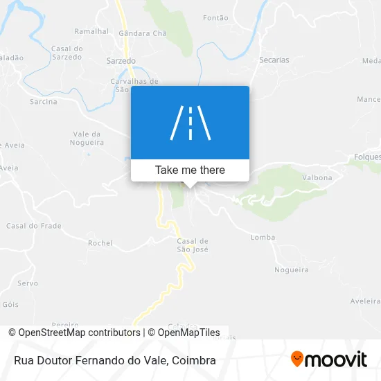 Rua Doutor Fernando do Vale map